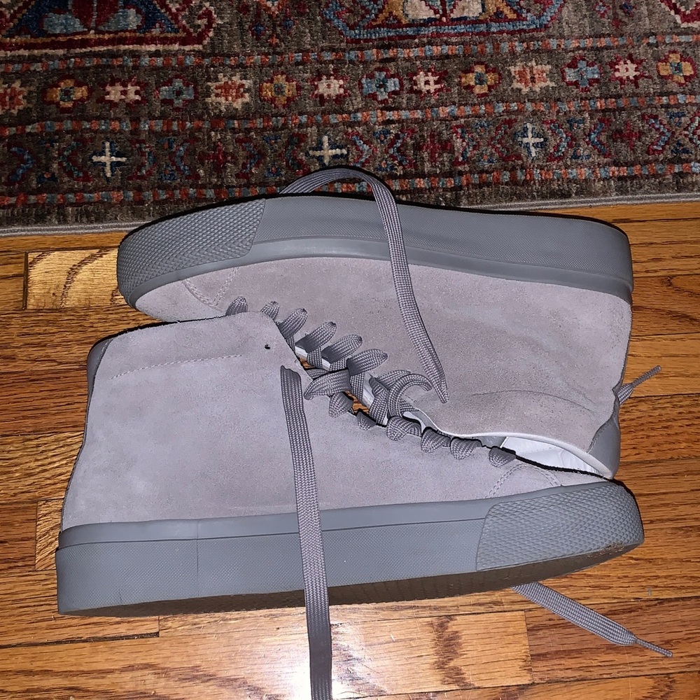 Rag & Bone Gray High-Top Sneakers